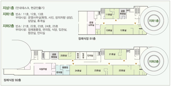 E하늘 보건복지부 장사정보서비스 포털 제공 이미지 - 강동경희대학교병원장례식장