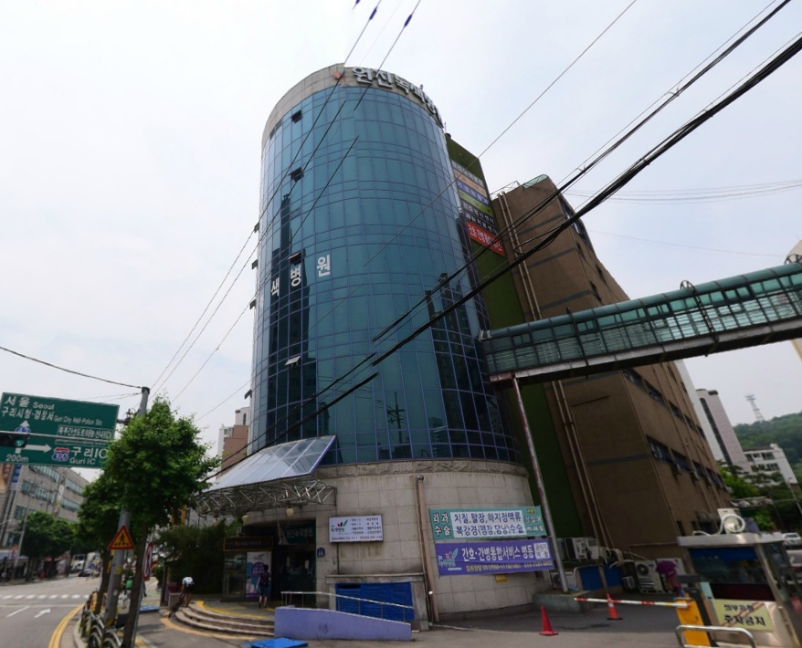 E하늘 보건복지부 장사정보서비스 포털 제공 이미지 - 원진녹색병원장례식장
