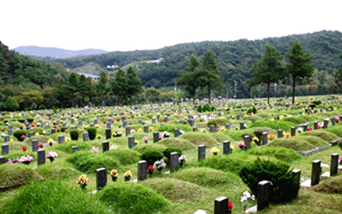 E하늘 보건복지부 장사정보서비스 포털 제공 이미지 - 영락공원묘지