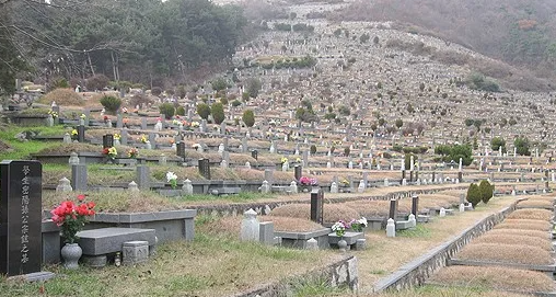 E하늘 보건복지부 장사정보서비스 포털 제공 이미지 - 고능리공동묘지