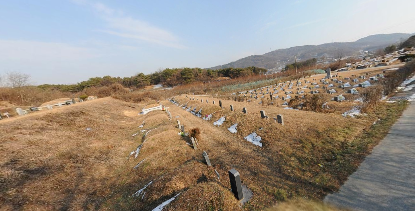 E하늘 보건복지부 장사정보서비스 포털 제공 이미지 - 안성시공설공원묘지(사곡동)