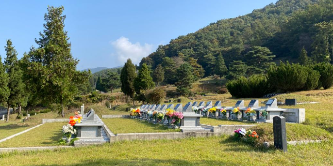 E하늘 보건복지부 장사정보서비스 포털 제공 이미지 - 신북면 제1공설묘지